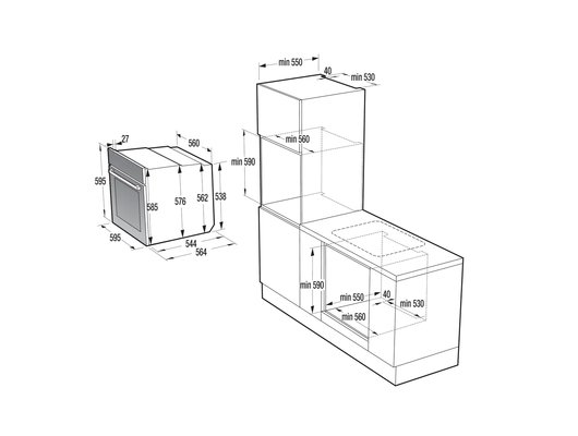 Духовой шкаф GORENJE BOS6737E06PWG